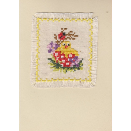 Osterkarte  Küken aus dem Ei (O3,2)