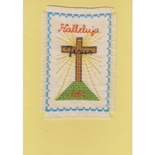 Osterkarte  Kreuz (O4,1)