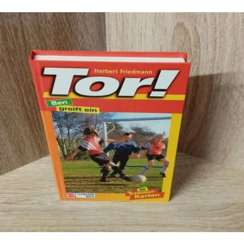 Herbert Friedmann-Tor! / Ben greift ein . Hardcover-Schneiderbuch. Mit Sammel-Karten. Sammlerstück.