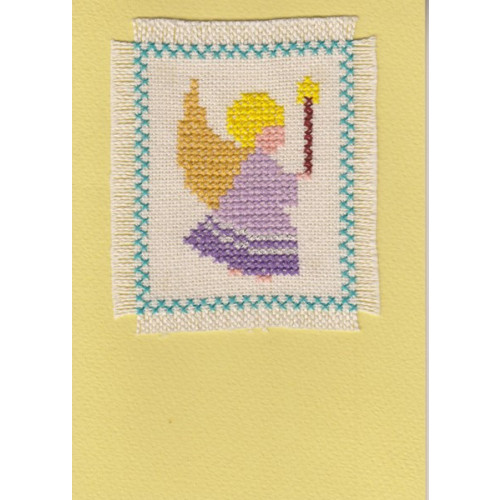 Weihnachtskarte mit Engel (W3,3)